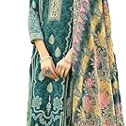 rosaniya Spun Wool Digital Printed Pashmina Salwar suit for Women with Shawl for Winter wear (FARIDA1003_winter unstitched suit women_Rama Green)-picture-36