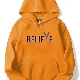 readyme sabse pahle Women Believe Printed Hoodies Fleece Material Hoodies Full Sleeves Winter Wear, Hooded Neck Regular Fit Long Sleeve Womens Sweatshirt, Winter Wear for Women-picture-26
