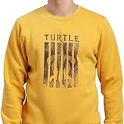 turtle Men Poly Cotton Slim Fit Sleeve Yellow Sweatshirt || Men's Sweatshirts || Cotton Sweatshirt-picture-28