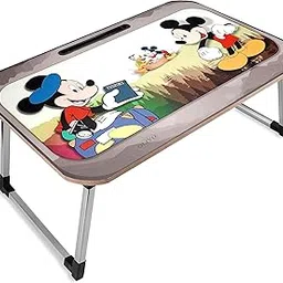 OLIYO Multipurpose Wooden Kids Study Table, Foldable & Portable, Cartoon Printed, 60.96 cm x 40.64 cm x 26.67 cm, Multicolour-picture-24