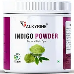Valkyrine Natural Indigo Powder for Vibrant, Chemical-Free Hair Coloring (200 gm)-picture-12