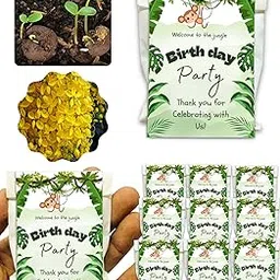 Herbal Wonder Seed Balls Return Gift for Birthday 2 Seed Balls Per Packet, Plantable Seed Ball, Individually Packed Eco-Friendly Return Gift (Pack of 10) (Golden Shower)-picture-35