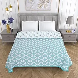 Mafatlal Sparsh Collection Double Bed Dohar, 100% Cambric Cotton Material, Smooth & Skin-Friendly AC Blanket, Reversible Design for Dual-Season Use, 150 GSM, 210 x 240 cm-picture-11
