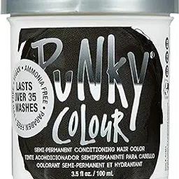 Punky Jerome Russell Semi Permanent Hair Colour Conditioning, 100ml - Ebony (Pack of 1)-picture-27