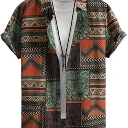 joliya ll Half Sleeves Printed Casual Stylish Premium Goa Floral Printed Lycra Slim Fit Cut Away Collar Casual Shirt-picture-13