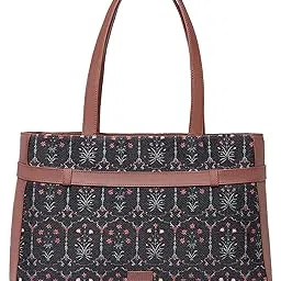 zouk Urban Escape Bag | Stylish Vegan with Laptop Compartment, Trolley Sleeve & Anti-Theft Pocket |-picture-43
