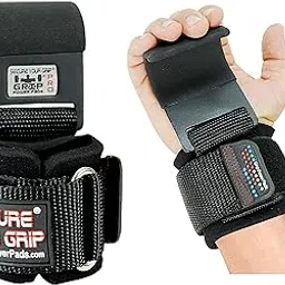 Heavy Duty PRO Metal Lifting Steel Hooks Best Power Weightlifting Set of 2 Thick Padded Workout Hook Gloves-image-13