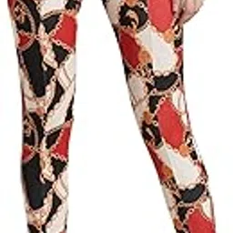 popwings Women Black & White Printed Solid Mid Rise Body Fitted Jeggings-picture-29