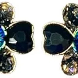 Cmas-Prism Four Leaf Clover Opal Artificial Earrings for Women & Girls | Sparkling Lucky Charm Stud Earrings | Stylish Festive & Occasion Wear Fashion Jewellery Gift-picture-30