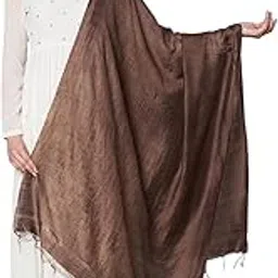 muffly Women's Plain Cotton Dupatta Solid Pattern Net Dupatta-picture-15