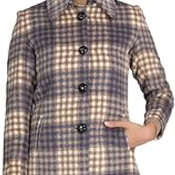 lure urban Women Winter Coat Spread Collar Stylish Single Breasted Ladies Overcoat-picture-45