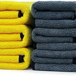 VRT Ultra Premium Super Absorbent Extra Thick Multipurpose Microfibre Cloth for Car Cleaning, Kitchen, Bike, Laptop, LED TV, Mirrors, Bathrooms, Furniture and Many More(45 X 45 cm) Pack of 6-image-23