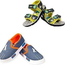 coolz Kids Sandals and Shoes Combo (2 Pairs) for Baby Boys and Girls-picture-50