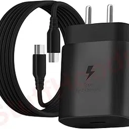 25W PD Charger for Samsungg Galaxy A16 5G Charger Original Travel Adapter Like Type-C Port Super-Fast Charging Charger S/A/M/F Series with 1M Type C to Type C USB Cable (SQ1, Black)-picture-48