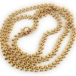 cute gold 1 Gram Micro Gold Plated & Copper Traditional Designer Fashion Jewellery Chain for Women-picture-15