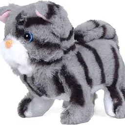 Rowan Zoe Walking Cat Walks, Meows, Wags its Tail, Fun & Interactive Soft Toy for Kids-picture-17