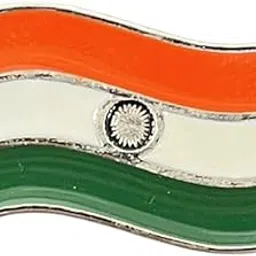 Indian Flag brooch silver-image-1