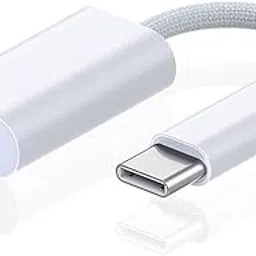 TECPHILE Type-C to Lighting Adapter Cable (8cm), USB C Male to Lighting Female Converter for Charging, Data Sync & Audio Playback Compatible with iPhone 16/16 Plus/Pro/iPad Pro/iPhone 15 Series-picture-15