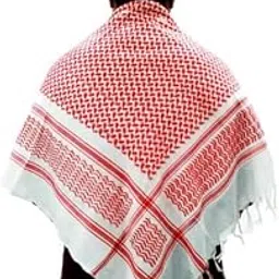 RED MIXED WHITE ARAB SCARF-picture-12