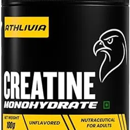Athlivia Super Micronized Creatine Monohydrate Powder | NABL Lab Tested | Quick Absorption Formula | Boosts Strength, Power & Muscle Recovery | 100% Unflavoured | 100g (33 Servings)-picture-28