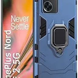TheGiftKart Tough Armor Bumper Back Case Cover for OnePlus Nord CE 2 5G | Ring Holder & Kickstand in-Built | 360 Degree Protection Back Case Cover for OnePlus Nord CE2 5G (PC+ Polymer | Greyish Blue)-picture-21