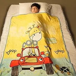 Yellow Bee Giraffe Blanket for Kids, Multi, 100 * 140 cm-picture-17