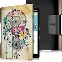 SwooK PU Leather Flip case Cover for Lenovo Yoga Smart Tab 10.1 YT-X705X & YT-X705F Tablet, (Dream Catcher, Yoga Smart tab 10.1)-image-25