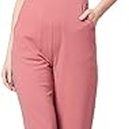 poshbery Pink Shoulder Strap Jumpsuit with Pockets-picture-27