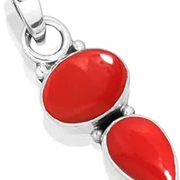 jeweloporium Genuine 925 Sterling Silver Handmade Jewelry Oval Pear Amethyst, Onyx, Amber, Lapis Natural Gemstone Boho Pendant Necklace For Women-picture-10