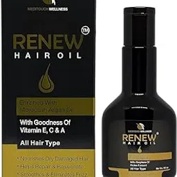 RENEW Hair Oil - Fastest hair growth oil, Deep Hydration, Scalp Nourishment, Frizz Control, and Stronger Strength and Shine, Nourishing Blend with Argan, Jojoba, and Coconut Oils, 100ml-picture-30