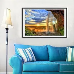 bnf®DIY Full Drill Diamond Painting Cross Stitch Kit Landscape Picture Sunrise 2|Crafts | Needlecrafts & Yarn |1 Set 5D Diamond Painting-picture-14