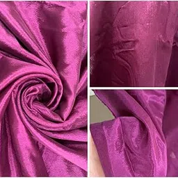 Chinon Fabric (META Purple) for Kids/Womens/Mens, Opulent, Velvety, Graceful, AIRY, Radiant, Lightweight, Sophisticated, Fluid, Sleek, Delicate, Translucent, and Cozy Chinon Fabric (5 Meter)-image-10