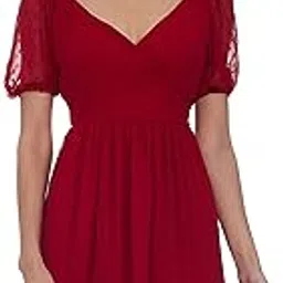 sera Women's Polyester Fit and Flare Above The Knee Casual Dress-picture-27