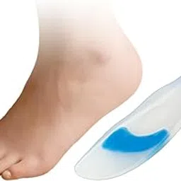 Life Care Silicone Gel Insoles for Men, Women, Shoes, Footwear, Feet/Heel Pain -Hypoallergenic, Comfortable, Soft, silicon insole , diabetic insole for shoes Anti Slip Insole Ideal for Prolonged Standing (GREEN -M (UK Size 6-7.5) , , diabetic footwear for men soft , diabetic slippers , diabetic socks , silicon footwear , THREE COLOR AVAILBLE :- BLUE , RED , GREEN ,Wear it to give comfort to your feet, Arch Support , For Flat Foot , sole , shoes-image-50
