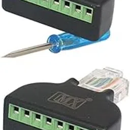 MX RJ45 8 Pin Screw Terminal Block Adaptor Converter RJ45 Socket Video for AV Digital Plug Cable AV CCTV UTP Cat5 Cat6 Cat7 Connectors-picture-24