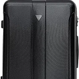 guess Black Textured Lustre Trolley Bag-picture-12