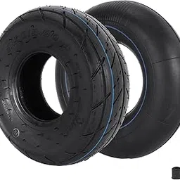 10X3.00-4 Tire Tube,RUTU Highway Tread Tires and Tubes with TR87 Bent Valve for Scooter Electric Trike Pressure Washer-picture-23