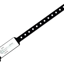 IS IndoSurgicals ID Band for Hospital, Patient Identification Band Adult, BLACK Color (Pack of 100 Pcs.)-image-63