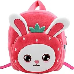 amazon brand - solimo School Bag for Kids Boys and Girls, 14 Inch Small Backpack for Kid, 2-6 Year Old, Toddler, Unisex, Picnic, Casual, Travel, Birthday,Gift For Kids (Cute Pink Strawberry)-picture-30