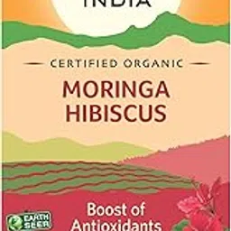 ORGANIC INDIA Moringa Hibiscus 25 Tea Bags (Pack Of 2) - Hibiscus, 0.21 Kg-picture-23
