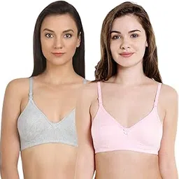 bodycare Women's Non Padded Seamless Bra (Pack of 2)_6525-picture-31