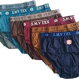 smv Men's Briefs | 100% Cotton_ Fine Top Elastic Combo Pack-picture-37