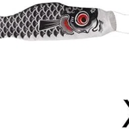 HEAVENGLOW 6x55-150cm Various Japanese Windsock Carp Koi Nobori Sailfish 100cm Black-image-21