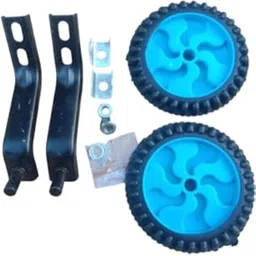 Training Wheels Set with Support Arms, Blue Plastic Wheels, Universal Fit for Kids Bicycle 12 to 14 inch bicycle-image-67
