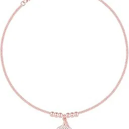 giva 925 silver Rose Gold Mermaid Tail Anklets| Gifts for Women and Girls | With Certificate of Authenticity and 925 Stamp | 6 Months Warranty*-picture-22