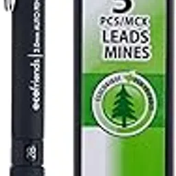 Baile 2.0mm Mechanical Auto Pencil + Lead Box (5 Leads) - Body Color Black-picture-28