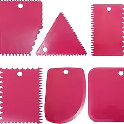 HS Plastic Clay Scraper Set Scraping Handle Carved Soft Clay Sculpture Knife Industrial Clay Scraper Sculpture Tool Pottery Tools, Rose Red-picture-33