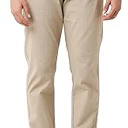 ariser Kansas Cotton Slub Smart Fit Solid Trouser for Men | Comfortable Casual Wear Pants | Pack of 1-picture-17