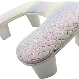 SHOPORA® U Shape Arm Rest Soft Hand Rest Detachable For Home Diy Acrylic Nails Salons Grid Colorful | Nail Care, Manicure & Pedicure | Manicure/Pedicure Tools & Kits-image-43