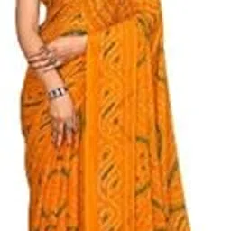 indoniq Fashion Women's Chiffon Fancy Bandhej Printed Saree With Blouse Piece, Saree for Women, Sarees for Wedding (26502, Unstitched Blouse Piece)-picture-51